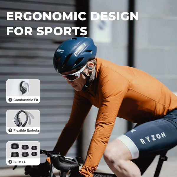 Écouteurs Bluetooth sans fil TWS, son HiFi, réduction du bruit, casque de sport, étanche IPX7, écouteurs avec micro touristes, le plus récent – Image 6