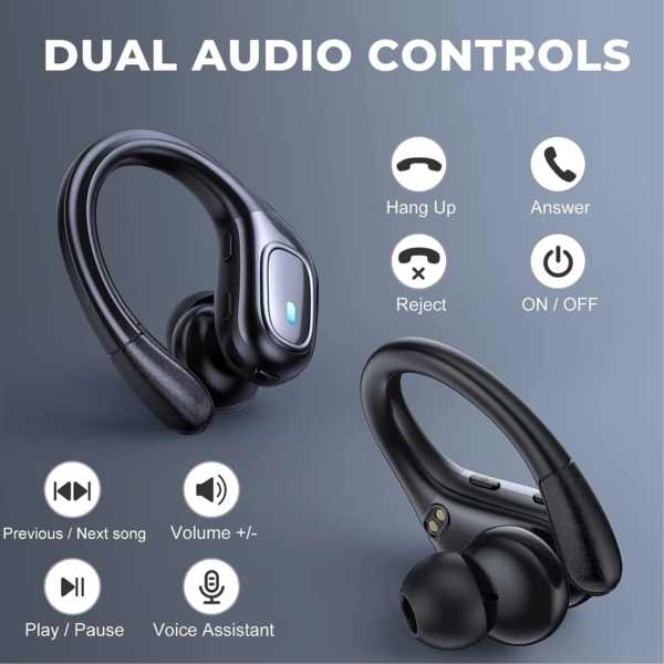 Écouteurs Bluetooth sans fil TWS, son HiFi, réduction du bruit, casque de sport, étanche IPX7, écouteurs avec micro touristes, le plus récent – Image 5