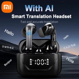 Xiaomi-Écouteurs sans fil AI avec traduction en temps réel, réduction du bruit, contrôle du volume tactile, charge de type C, iOS, 230mAh