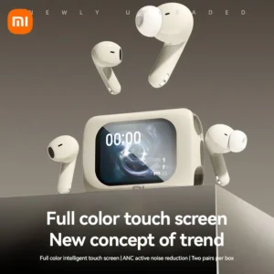 Xiaomi-Écouteurs sans fil H12 Pro, écouteurs pour touristes, casque à écran tactile ANC + ENC, suppression du bruit dans l'oreille, Bluetooth, casque de sauna allemand d'absorption