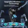 Écouteurs Sans Fil Bluetooth TWS 5.4, Oreillettes avec 6 Micros, Son Stéréo, Tactile, ANC + ENC, Musique, Appel, dehors, Étanche – Image 3